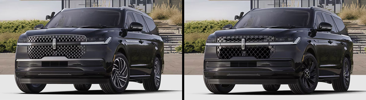 2025 Lincoln Navigator Reserve vs Jet Appearance Package